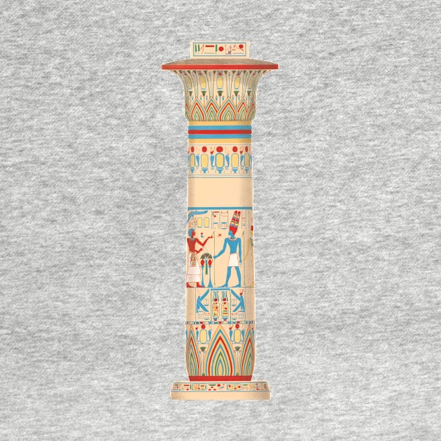 Papyrus column Ramses and Amun by WillowNox7